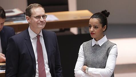 Michael Müller und Sawsan Chebli