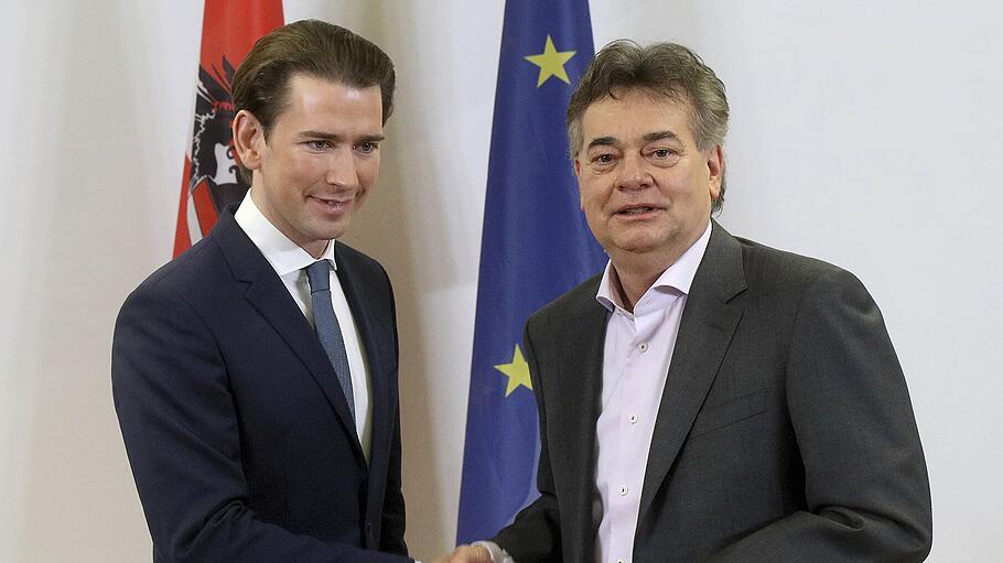ÖVP-Chef Sebastian Kurz und Grünen-Chef Werner Kogler