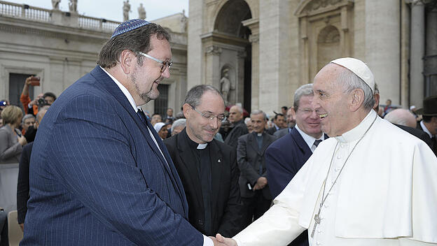 Papst Franziskus und Walter Homolka