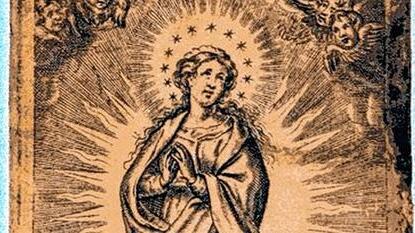 Marienbild aus der Wallfahrtskirche "Maria Königin des Friedens"