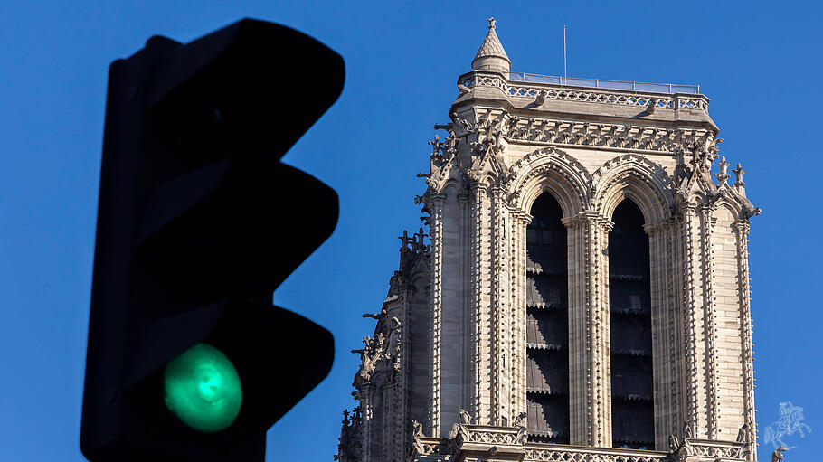 Die Pariser Kathedrale Notre Dame steht kurz vor der Wiedereröfnung