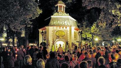 Wallfahrtsort Kevelaer: Hauptanziehungspunkt ist die Gnadenkapelle.