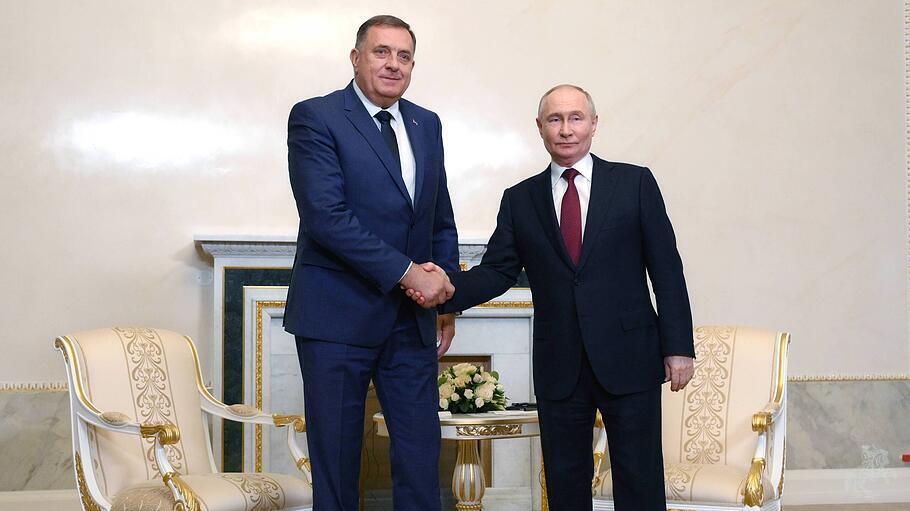 Milorad Dodik und Wladimir Putin