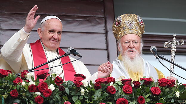 Papst Franziskus und Patriarch Bartholomaios I. - Katholisch-orthodoxer Dialog