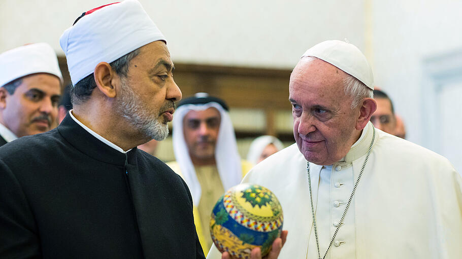 Scheich Ahmed al-Tayeb, Papst Franziskus