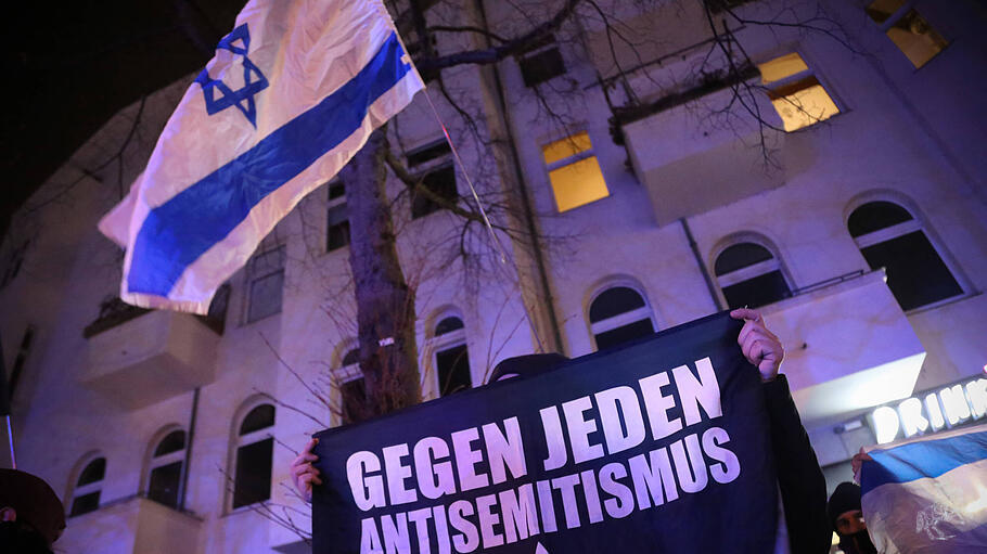 Demo gegen Antisemitismus in Berlin