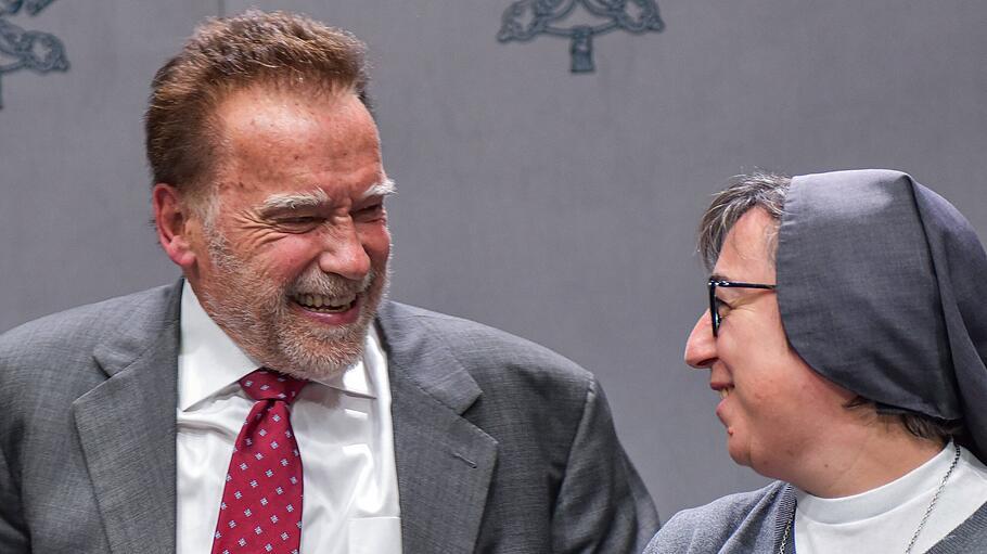 Arnold Schwarzenegger und Schwester Alessandra Smerilli