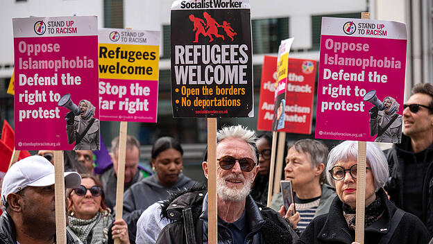 Demonstration gegen Islamophobie