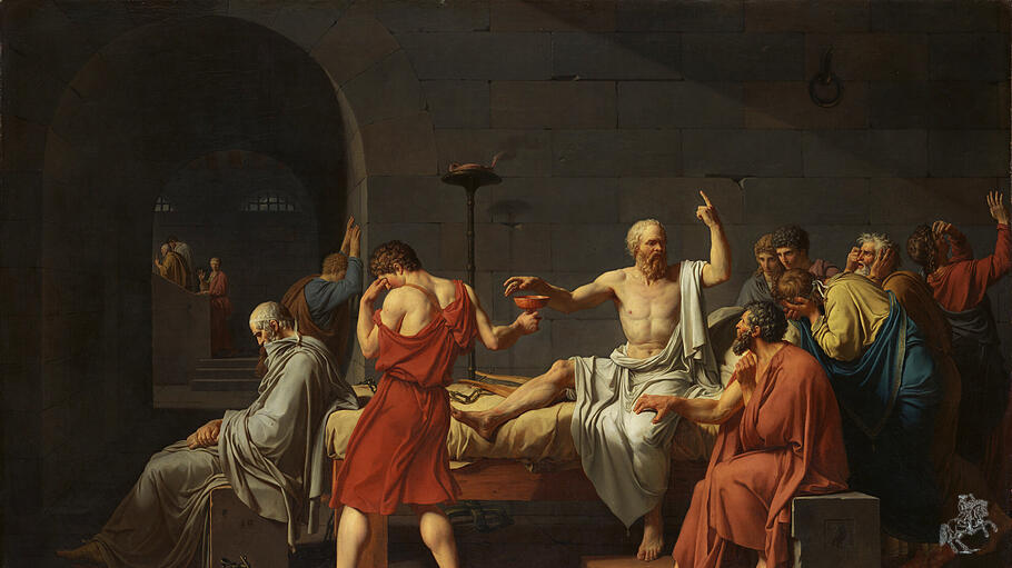 Gem&auml;lde von Jacques-Louis David (1787)