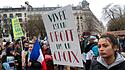 Demonstration gegen Abtreibung in Paris