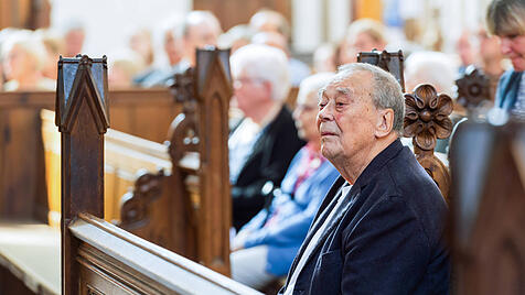 Günther Uecker im Schweriner Dom