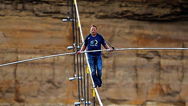 Hochseilartist Nik Wallenda