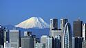 Mount Fuji, Skyline von Tokio