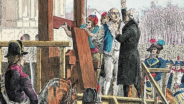 Ludwig XVI. kurz vor seiner Hinrichtung 1793.