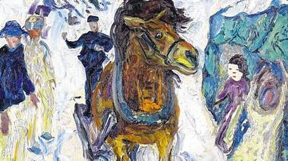 Galoppierendes Pferd von Edvard Munch, 1910