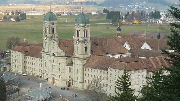 Außenansicht des Klosters Einsiedeln