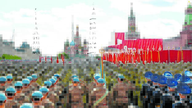 Militärparade in Moskau