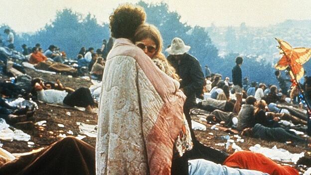 Woodstock-Festival 1969 war das spirituelle Highlight der Hippie-Generation