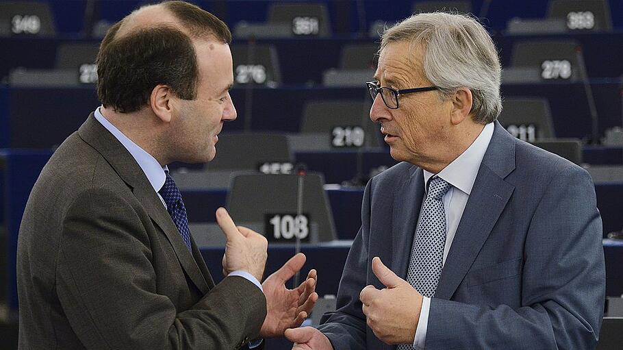 Manfred WEBER, Jean-Claude JUNCKER - EC President