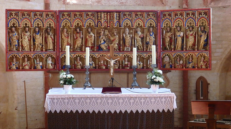 Altar  in der Kirche von Poel