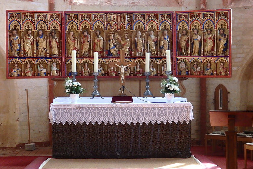 Altar  in der Kirche von Poel