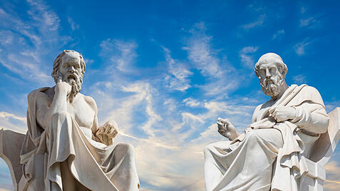 Plato und Sokrates