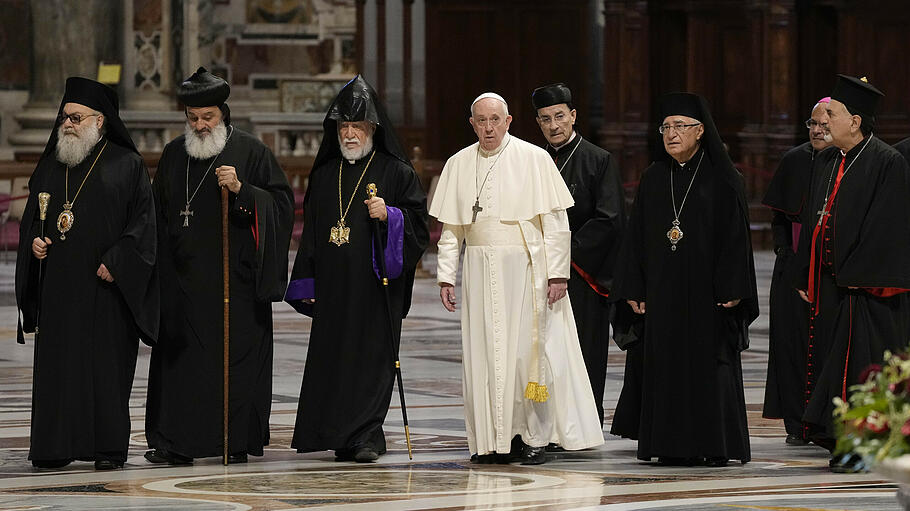 Papst trifft christliche Kirchenvertreter aus Libanon