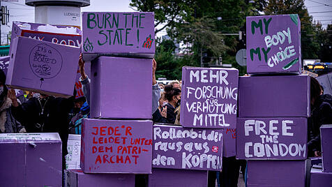 Demonstration für die Streichung Paragraf 218
