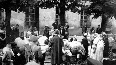Fotografie aus der Zeit der Vertreibung im Schlesien-Museum Görlitz