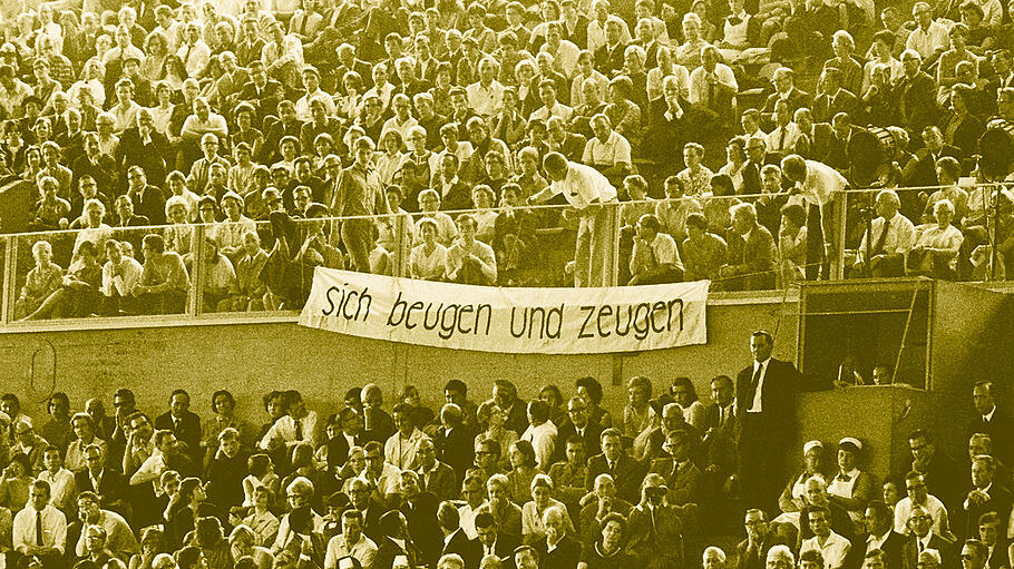Teilnehmer des 82. Katholikentag in Essen, 1968