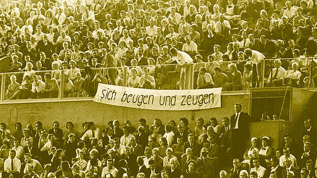 Teilnehmer des 82. Katholikentag in Essen, 1968