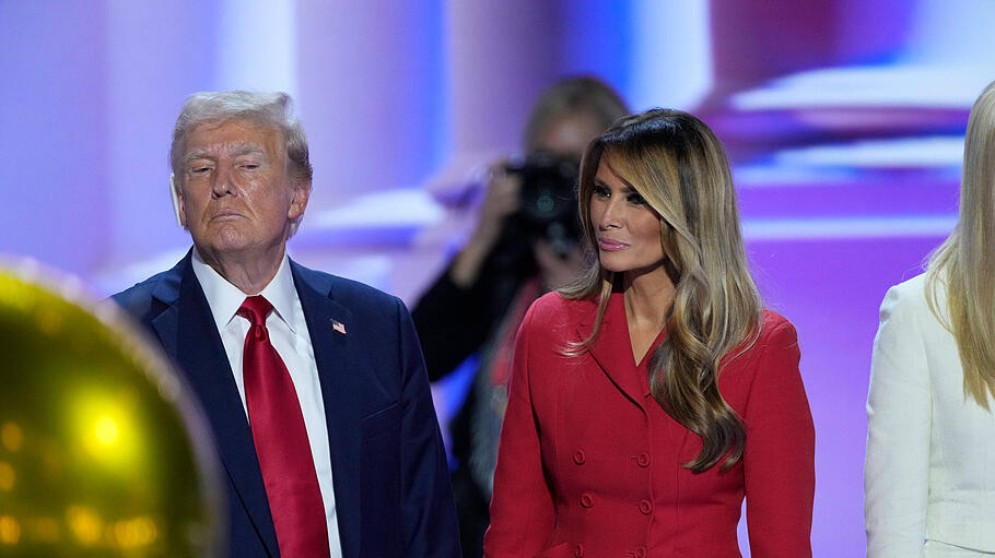 Donald Trump mit seiner Ehefrau Melania