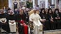 Papst Leo XIV. trifft Teilnehmer des ökumenischen Symposiums