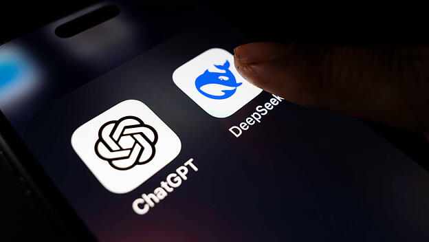 Photo Illustration of Newly Launched Chinese AI App DeepSee