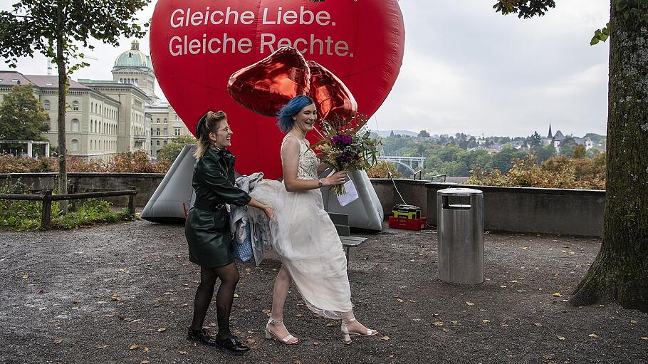 Volksabstimmung über die "Ehe für alle" in der Schweiz