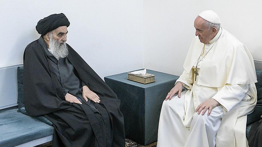 Papst Franziskus traf Großajatollah Ali al-Sistani