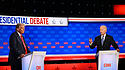 Donald Trump und Joe Biden bei ihrem TV-Duell vergangene Woche