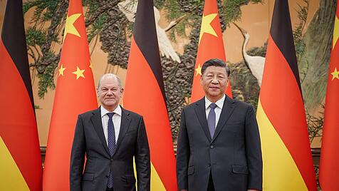 Besuch von Bundeskanzler Scholz in China