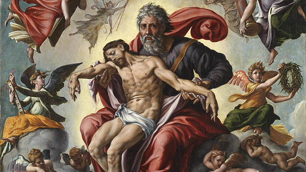 Die heiligste Dreifaltigkeit von Jan Cornelisz Vermeyen.