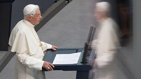Papst Benedikt XVI. im Bundestag