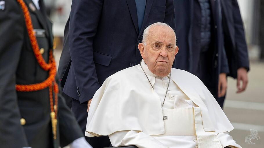 Papst Franziskus bei seinem Besuch in Belgien
