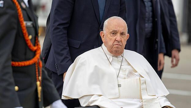 Papst Franziskus bei seinem Besuch in Belgien