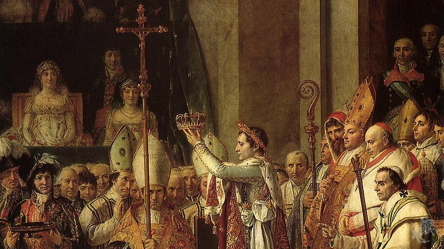 Napoleon krönt sich und Josephine in der Kathedrale Notre-Dame