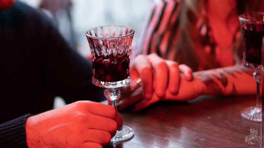 Romantik in der Bar