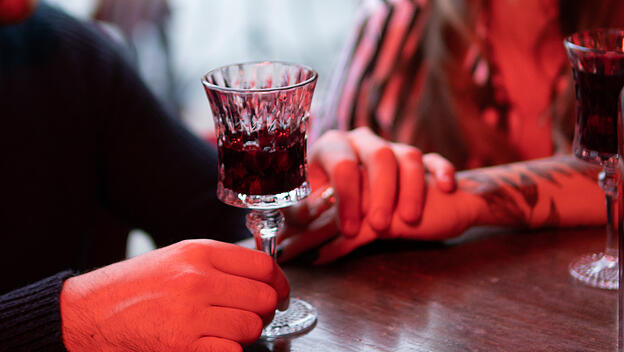 Romantik in der Bar