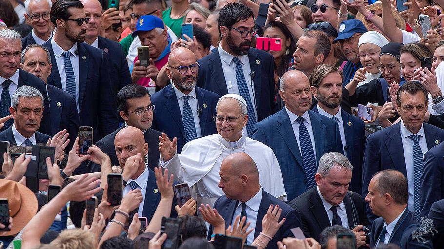 Papst Leo in Castel Gandolfo