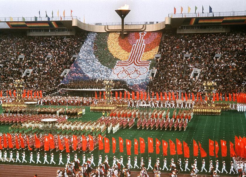 Eröffnung der Olympischen Sommerspiele in Moskau