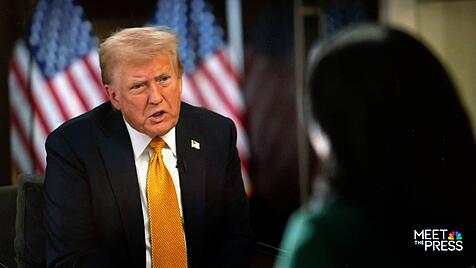 Donald Trump bei "Meet the Press"