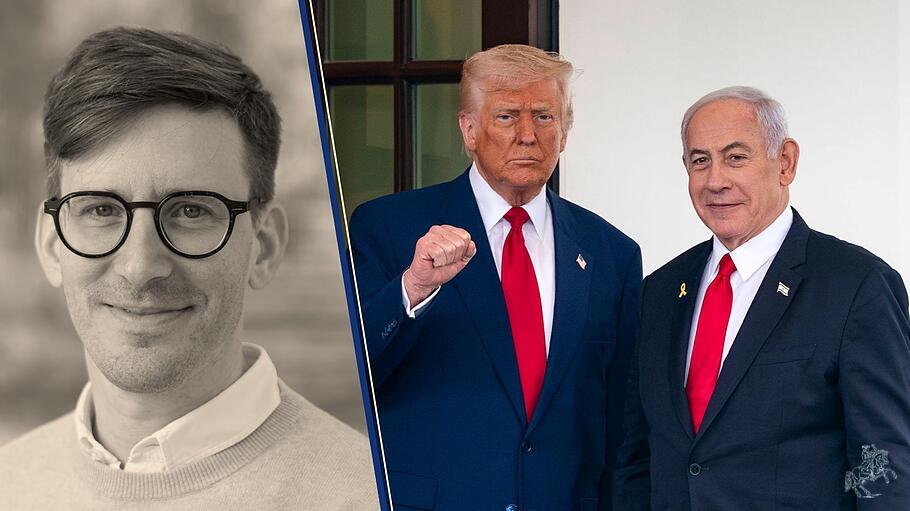 Redakteur Sebastian Ostritsch, Donald Trump, Benjamin Netanjahu