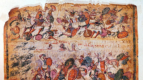 Schlachtszene aus Homers Ilias